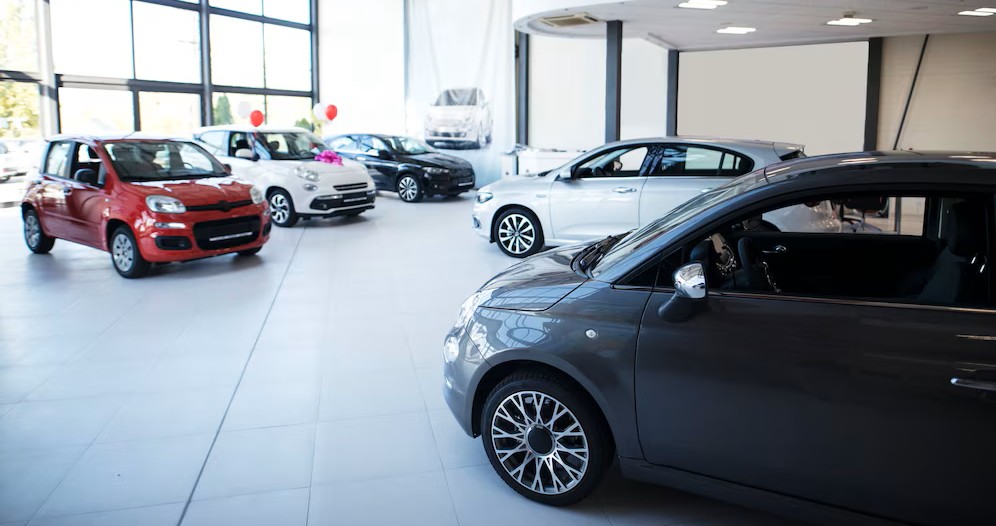 car dealership showroom interior with brand new vehicles sale 308072 582